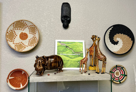 Rwanda Hand Carved African Safari Animals